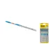 Plátky do přímočaré pily MASTERTOOL HCS pro kov čisté rovné střih 21TPI/132 mm 5 ks 14-2813
