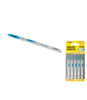 Plátky do přímočaré pily HCS MASTERTOOL pro neželezné kovy čisté rovné střih 8TPI/100 mm 5 ks T127D 14-2815