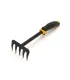 Hrabličky zahradní MASTERTOOL 5 zubů 300*95 mm s dvousložkovou násadou 14-6174