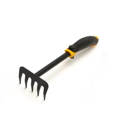 Hrabličky zahradní MASTERTOOL 5 zubů 300*95 mm s dvousložkovou násadou 14-6174