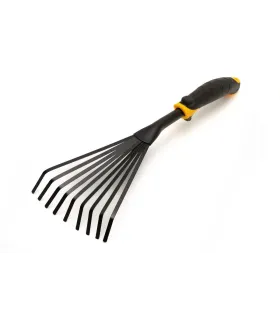 Hrabličky zahradní MASTERTOOL vějířové 9 zubů 420*145 mm s dvousložkovou násadou 14-6175
