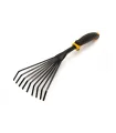 Hrabličky zahradní MASTERTOOL vějířové 9 zubů 420*145 mm s dvousložkovou násadou 14-6175
