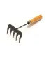 Hrabličky zahradní MASTERTOOL 5 zubů 255*95 mm s dřevěnou násadou 14-6191