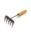 Hrabličky zahradní MASTERTOOL 5 zubů 255*95 mm s dřevěnou násadou 14-6191