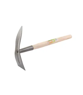 Motyčka zahradní plochá / špičatá MASTERTOOL 380*180 mm s dřevěnou násadou 14-6197