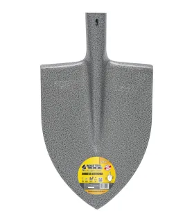 Lopata špičatá MASTERTOOL 220*300*390 mm kladivový lak bez násady 14-6247