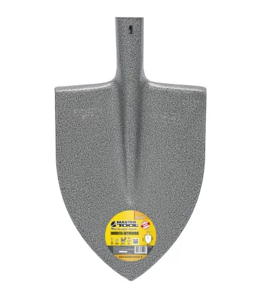 Lopata špičatá MASTERTOOL 220*300*390 mm kladivový lak bez násady 14-6247