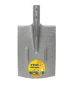 Lopata hranatá MASTERTOOL 215*300*405 mm kladivový lak bez násady 14-6252