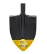 Lopata špičatá MASTERTOOL 220*300*390 mm černá/žlutá bez násady 14-6254