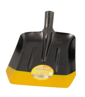 Lopata stájová MASTERTOOL 235*285*360 mm černá/žlutá bez násady 14-6256