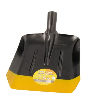 Lopata stájová MASTERTOOL 235*285*360 mm černá/žlutá bez násady 14-6256