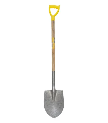Lopata špičatá MASTERTOOL 205*280*1200 mm kladivový lak s dřevěnou násadou 14-6268