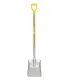 Lopata stájová MASTERTOOL 225*275*1200 mm kladivový lak s dřevěnou násadou 14-6269