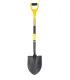 Lopata špičatá MASTERTOOL 230*300*1100 mm černá se sklolaminátovou násadou 14-6277