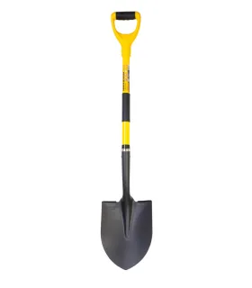 Lopata špičatá MASTERTOOL 230*300*1100 mm černá se sklolaminátovou násadou 14-6277