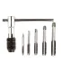 Sada závitníků MASTERTOOL M4/M5/M6/M8/M10 s vratidlem Т-type, 6 ks 15-1406