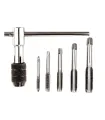 Sada závitníků MASTERTOOL M4/M5/M6/M8/M10 s vratidlem Т-type, 6 ks 15-1406