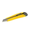Nůž s odlamovací čepelí MASTERTOOL 18 mm, kovová vodítka, tlačítková svorka, 2 čepele 17-0106
