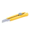 Nůž s odlamovací čepelí MASTERTOOL 25 mm, kovová vodítka, šroubovací svorka, magnet 17-0325