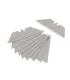 Čepel nože náhradní MASTERTOOL lichoběžníková 19*60 mm 10 ks 17-0405
