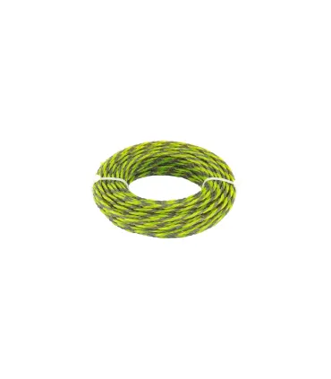 Žací struna pro křovinořez MASTERTOOL SPIRAL SQUARE bezhlučný 2, 70 mm 15 m dvoubarevný 19-0427