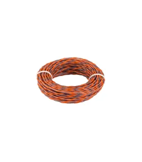 Žací struna pro křovinořez MASTERTOOL SPIRAL bezhlučný 2, 40 mm 15 m dvoubarevný 19-1624