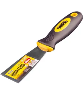 Špachtle nerezová MASTERTOOL FLEX 40 mm s dvousložkovou rukojetí TPR 19-5104