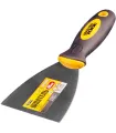 Špachtle nerezová MASTERTOOL FLEX 80 mm s dvousložkovou rukojetí TPR 19-5108