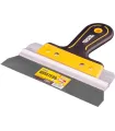 Špachtle nerezová MASTERTOOL AL-PROFI 200*35 mm s dvousložkovou rukojetí TPR 19-5220