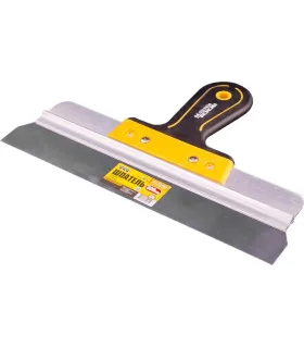 Špachtle nerezová MASTERTOOL AL-PROFI 300*35 mm s dvousložkovou rukojetí TPR 19-5230