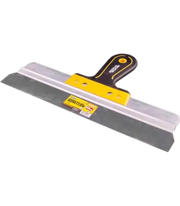 Špachtle nerezová MASTERTOOL AL-PROFI 350*35 mm s dvousložkovou rukojetí TPR 19-5235