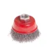 Kartáč kotoučový MASTERTOOL drátěný čelní - rýhovaný drát Ø 65 mm М14 19-7206