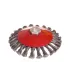 Kartáč kotoučový MASTERTOOL drátěný kruhový - pletený drát Ø 115 mm М14 19-8011