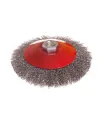 Kartáč kotoučový MASTERTOOL drátěný kruhový - rýhovaný drát Ø 125 mm М14 19-8212