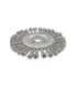 Kartáč kotoučový MASTERTOOL drátěný boční - pletený drát Ø 180*22, 2 mm 19-9018