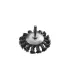 Kartáč kotoučový MASTERTOOL drátěný kruhový na vrtačku - pletený drát Ø 75 mm 19-9307