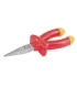 Kleště polokulaté MASTERTOOL rovné s izolovanou rukojetí 160 mm CRV 6150/HRC 50~55 27-2160
