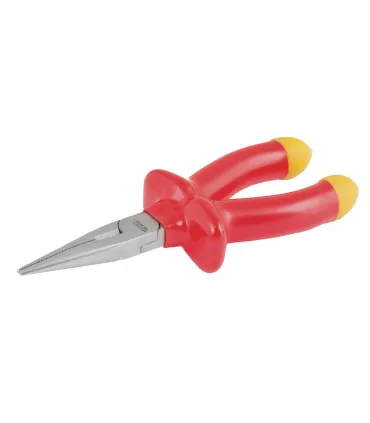Kleště polokulaté MASTERTOOL rovné s izolovanou rukojetí 160 mm CRV 6150/HRC 50~55 27-2160