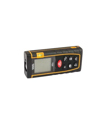 Měřič laserový MASTERTOOL 60m ± 2 mm/m, paměť 30 620–690 nm, třída I, IP54, 1, 5 V ААА*2, textilní pouzdro 30-0960