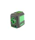 Vodováha laserová MASTERTOOL 30 m ±0, 3 mm/m H110°/V110° ±4° GREEN/510 nm, třída II IP54 АА*2 textilní pouzdro 30-1901