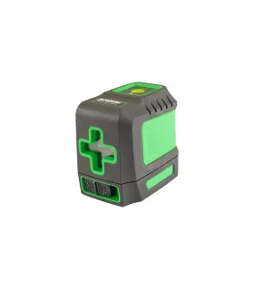 Vodováha laserová MASTERTOOL 30 m ±0, 3 mm/m H110°/V110° ±4° GREEN/510 nm, třída II IP54 АА*2 textilní pouzdro 30-1901
