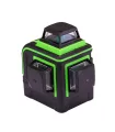 Vodováha laserová MASTERTOOL 10m ±0, 2 mm /m H/V/H+V H360°/2*V360° ±3° GREEN/510 nm třída II IP54 Li-ion/АА*3 textilní pouzdro 3