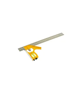 Úhelník multifunkční MASTERTOOL 300 mm, libely 0, 5 mm/m 0, 03° 30-3510