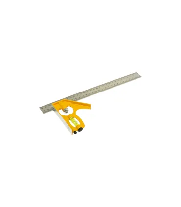 Úhelník multifunkční MASTERTOOL 300 mm, libely 0, 5 mm/m 0, 03° 30-3510