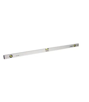 Vodováha hliníková MASTERTOOL Reinforced stavební 120cm 3 libely 0, 5 mm/m 0, 03° 34-1203