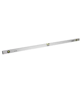 Vodováha hliníková MASTERTOOL Reinforced stavební 150 cm 3 libely 0, 5 mm/m 0, 03° 34-1503