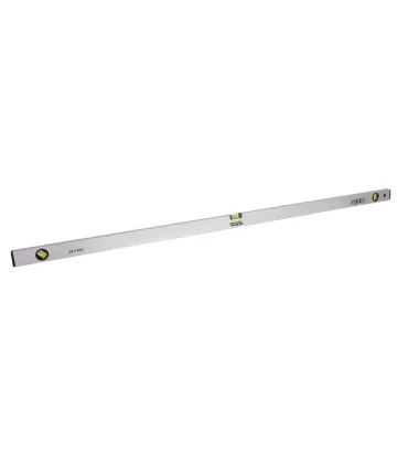 Vodováha hliníková MASTERTOOL Reinforced stavební 150 cm 3 libely 0, 5 mm/m 0, 03° 34-1503