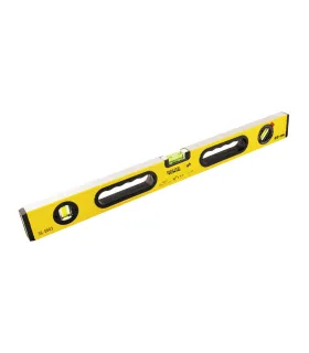 Vodováha hliníková MASTERTOOL PROFI stavební 60 cm 3 libely 0, 5 mm/m 0, 03° gumový úchyty 36-0603