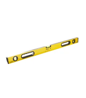 Vodováha hliníková MASTERTOOL PROFI stavební 80 cm 3 libely 0, 5 mm/m 0, 03° gumový úchyty 36-0803