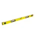 Vodováha hliníková MASTERTOOL PROFI stavebná100 cm 3 libely 0, 5 mm/m 0, 03° gumový úchyty 36-1003